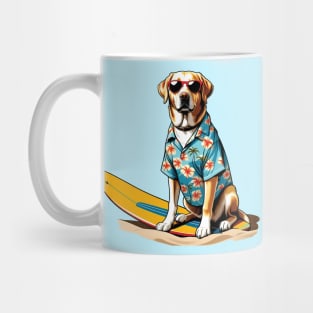 Cool Labrador at the Beach Mug